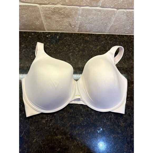Cacique Lightly Lined Full Coverage Bra Natural 42H Like New - Picture 1 of 9